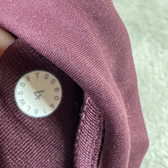 Lululemon Colour Me Ombre Tight 28" Dark Adobe Blush Berry Violet Red Leggings 4 - Picture 15 of 16